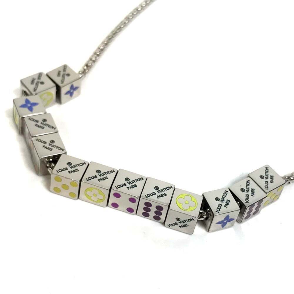 LOUIS VUITTON Silver Necklace - Picture 6 of 11